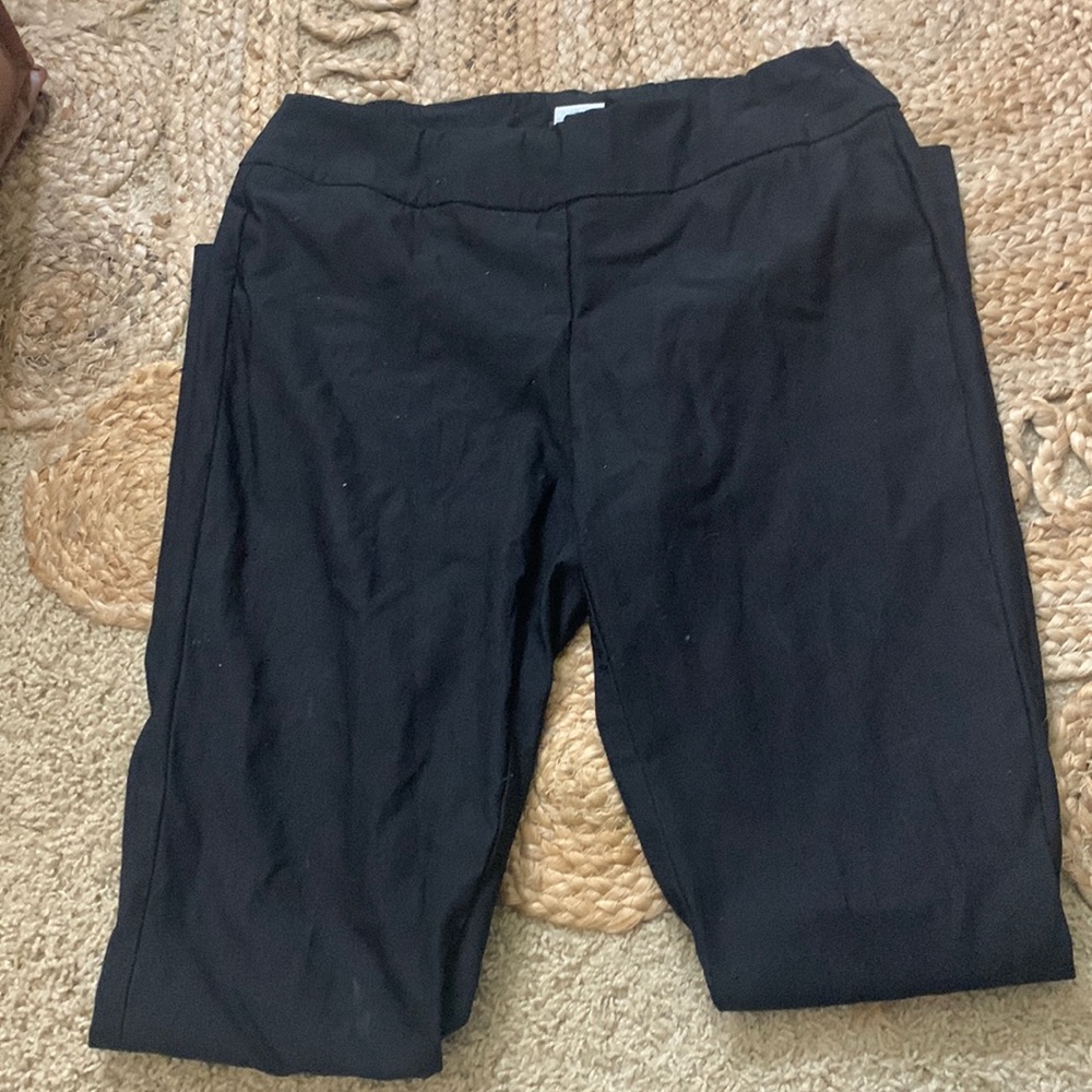 Tribal black pants. Size 8. Straight leg style.